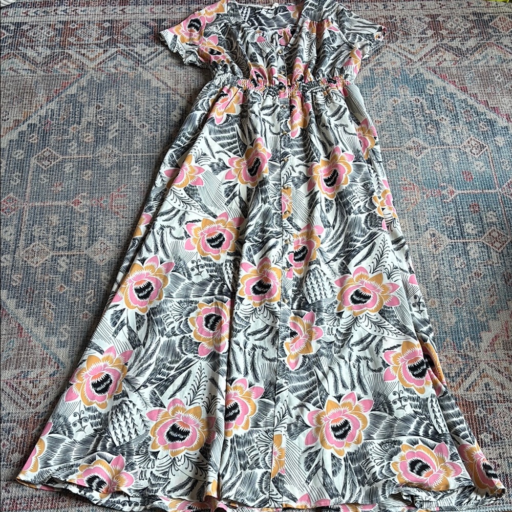 Roolee Patterned maxi Dress